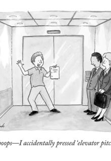 Whoops i accidentally pressed elevator pitch tom tor