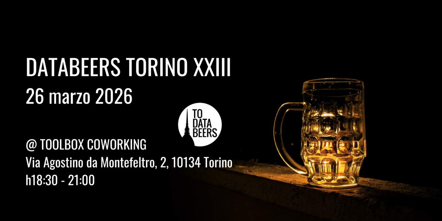 Data Beers Torino XXIII