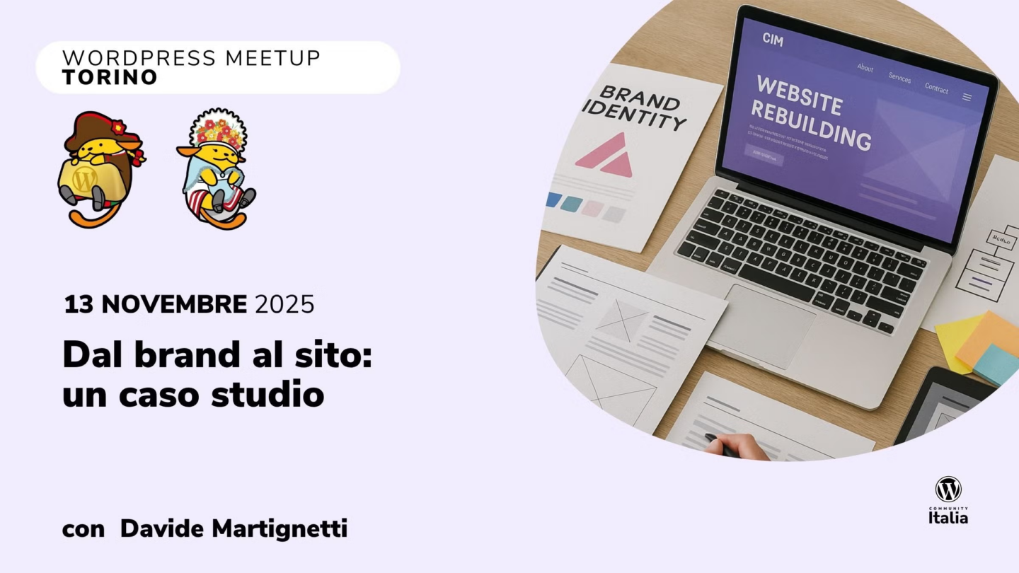 WP Torino meetup novembre 25