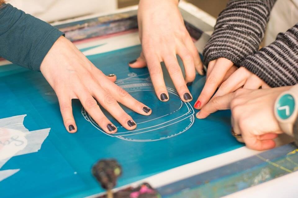 Printclubtorino tryagainlab workshop serigrafia inchiostro registro