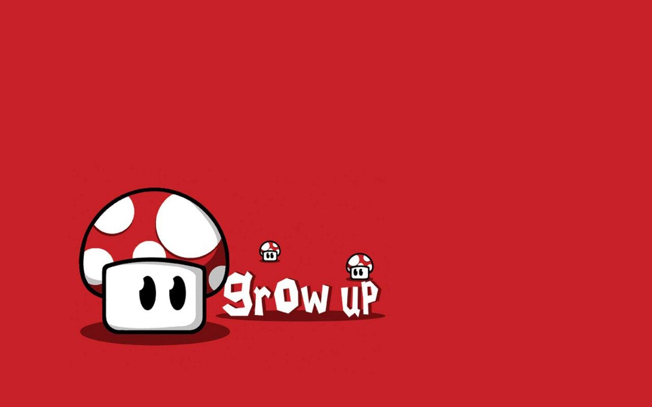 Super mario grow desktop background