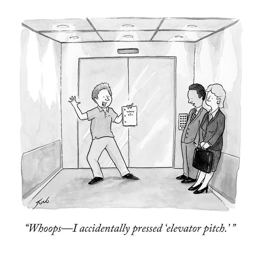 Whoops i accidentally pressed elevator pitch tom tor